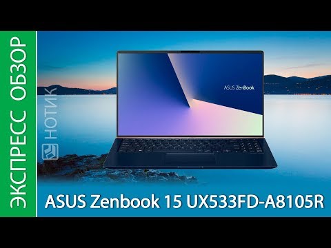 (RUSSIAN) Экспресс-обзор ноутбука ASUS ZenBook 15 UX533FD-A8105R