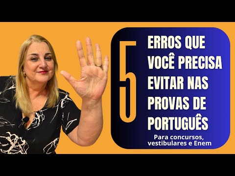 5 Erros Que Você Precisa Evitar Nas Provas De Português.