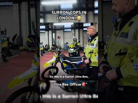 SURRON COPS IN LONDON!!π³ #surron #ultrabee #cops #ebike #emoto #electric #talaria #eride #eridepro
