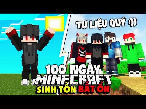 KiraMC Tóm Tắt 100 Ngày Minecraft Sinh Tồn Cùng Làng Bất Ổn !!