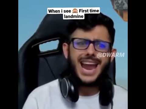 When i see Landmine first time 🤔 - free fire comedy - funny ff status - #Shorts