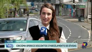 Refis 2025 em Criciúma concede descontos para quitar dívidas