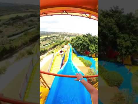 Acqua Plus Waterpark Kamikaze blue Waterslide #Shorts