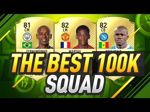 THE BEST 100K TEAM ON FIFA 17!!!