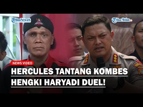 Viral Video Hercules Berapi api Tantang Kombes Hengki Haryadi Duel!