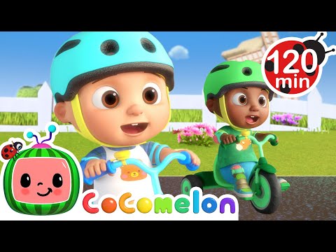 Baby JJ and Cody's Tricycle Race! 🚲 | CoComelon Nursery Rhymes and Kids Songs | Animals for Kids