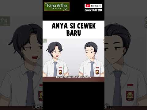 Perkenalan Pertama Anya si Cewek Cantik tapi Barbar di Sekolah #animasi #animasisekolah #fyp