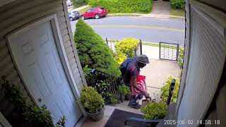 Video allegedly shows package theft on Staten Island