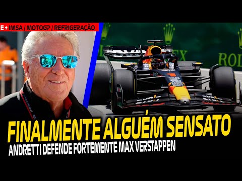 ANDRETTI CAUSA AO DEFENDER AGRESSIVIDADE DE MAX / IMSA / MOTOGP / REFRIGERAÇÃO DOS PILOTOS