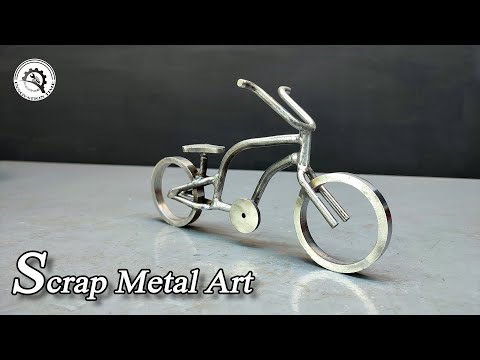 How to make a Miniature Bike from Scrap Metal