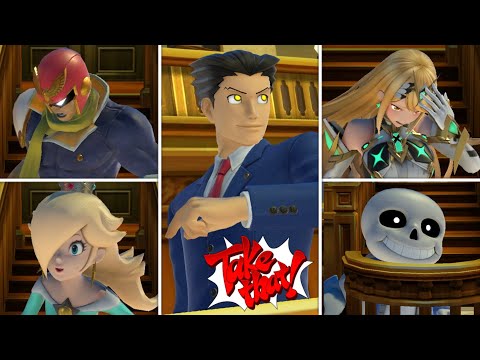 All Smash Characters TAKEN TO COURT! (Phoenix Wright Custom Final Smash)