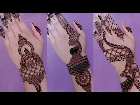 new top 3 full hand mehndi design | Front hand mehndi design | simple mehndi |mehandi design |Mehndi