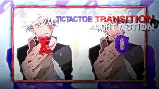 TICTACTOE CANDY TRANSITION (Tutorial) ~ Alight Motion