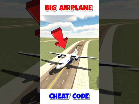 Big Airplane Flying Cheat Code In Indian Bikes Driving 3D - New Update #shorts