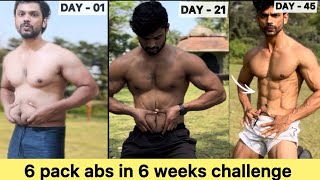 Get 6 pack abs in 6 weeks 💪🏻  #abs #abworkout #weightloss #fatloss #bellyfat #fitness