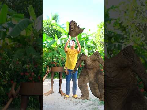 Funny Video Godzilla And Tung Tung Sahur Flying Body Part Match #shorts #funny