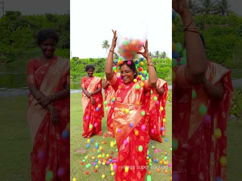 Who Is Unlucky To Get Water Balloon Inside Pour Challenge #shorts