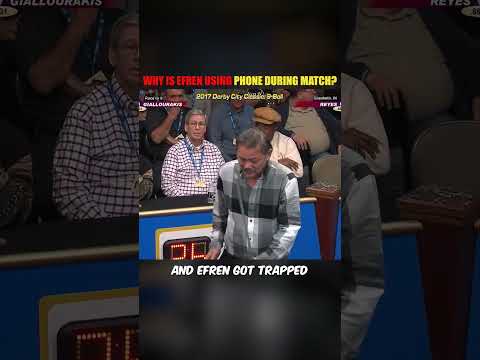 Efren Gets a call in the MIDDLE of the match BUT before that...