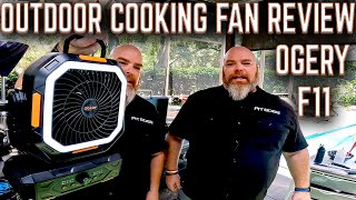 IS THIS THE BEST FAN FOR OUTDOOR COOKING? ALL NEW OGERY F11 CAMPING FAN - UNBOXING & REVIEW