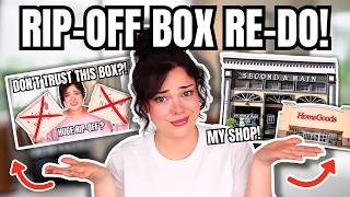 RIP-OFF BOX RE-DO | Re-Create the Rip-Off at My Shop & HomeGoods!