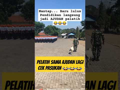 Waduh... Enak Sekali Baru Lulus Pendidikan Langsung Jadi Ajudan Pelatih TNI 😂😂😂 #funny #videolucu