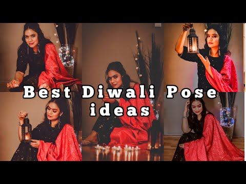 TOP 20 Diwali photo poses at home| Easy Photoshoot Diya/candle | How to Pose | my_clicks Instagram