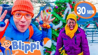 Deck The Halls🎄 | Blippi Songs 🎶| Educational Songs For Kids