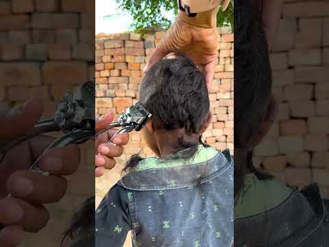 Barber Gives Cute Kid a Haircut | Adorable Eyes Steal the Show!