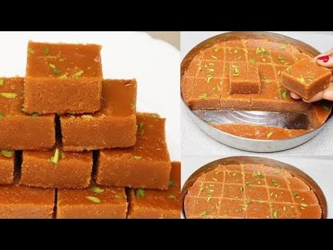 बेसन की स्वादिष्ट मुलायम मोहनथाल रेसीपी घर पर बनाने का आसान तरीका