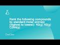 Entropy and Molar Mass Concepts
