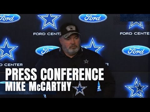 Coach McCarthy End of season presser| Dallas Cowboys 2021 video clip
