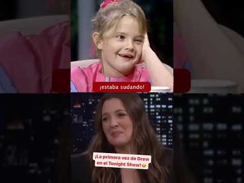 ¡Así era Drew Barrymore hace 42 años! 🤩 #drewbarrymore #humor #jimmyfallon #americanactor