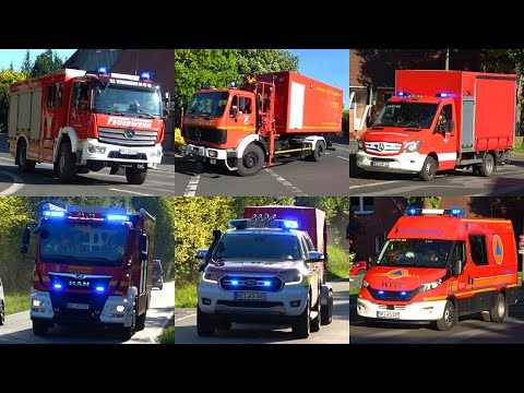 🚨 [FEU 7 Brand mehrere Wohnanhänger] Großeinsatz in Hochdonn (Kreis Dithmarschen) 🚨