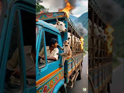 The Monkey God sent a guardian angel to save a truck full of lives.