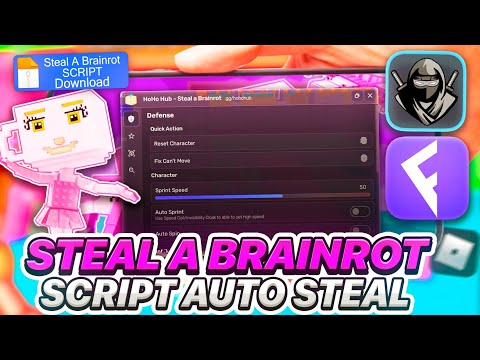 ✅SCRIPT STEAL A BRAINROT AUTO STEAL - INVISIVEL INFINITO (ANTI BAN) DELTA LINK DIRETO
