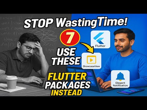 STOP Wasting Time! Use These 7 Flutter Packages Instead ⚡