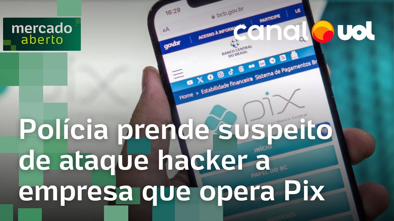 Suspeito de ataque hacker a empresa que opera Pix é preso terceirizado da CM recebeu R$ 5 mil
