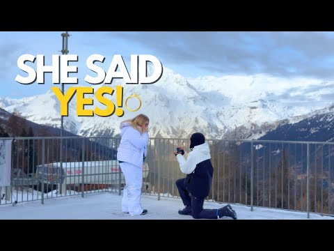 I Proposed in the Mountains… She Said Yes 🤍