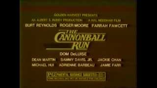 The Cannonball Run DVD (1981) - Hbo Home Video
