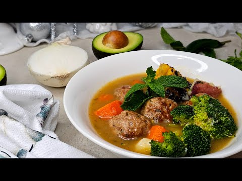 Albondigas con Broccoli