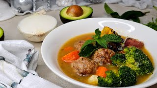 Albondigas con Broccoli