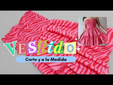 Vestido corto a la MEDIDA | paso a paso sencillo