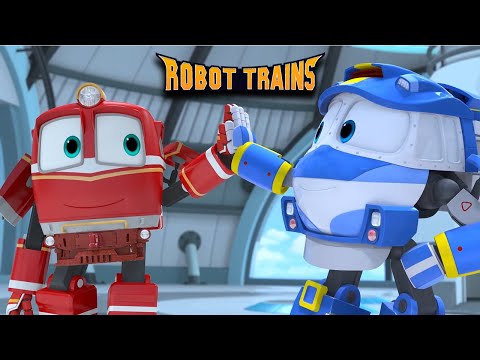 Genie’s Day Off 🧞‍♂️ | Robot Trains 🚂 (11-Minute Cartoon for Kids!)