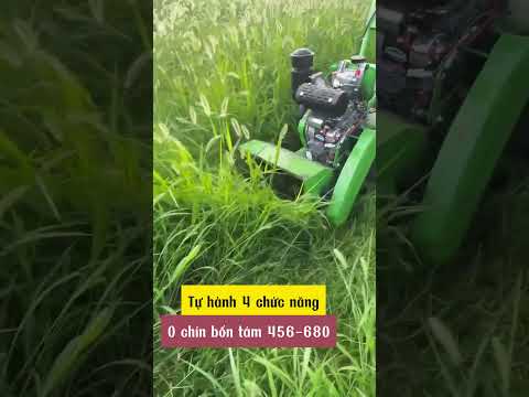 Máy xới đất máy xạc cỏ máy vun luống máy cắt băm cỏ tự hành #bgmi #automobile #farming #agriculture