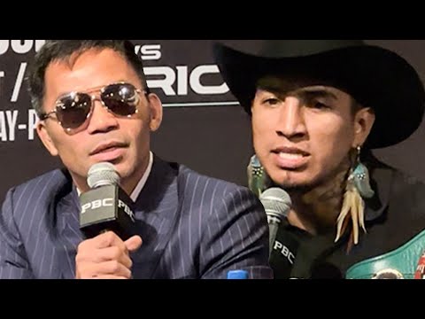 WAR! Manny Pacquiao vs Mario Barrios • FULL FINAL PRESS CONFERENCE & FACE OFF