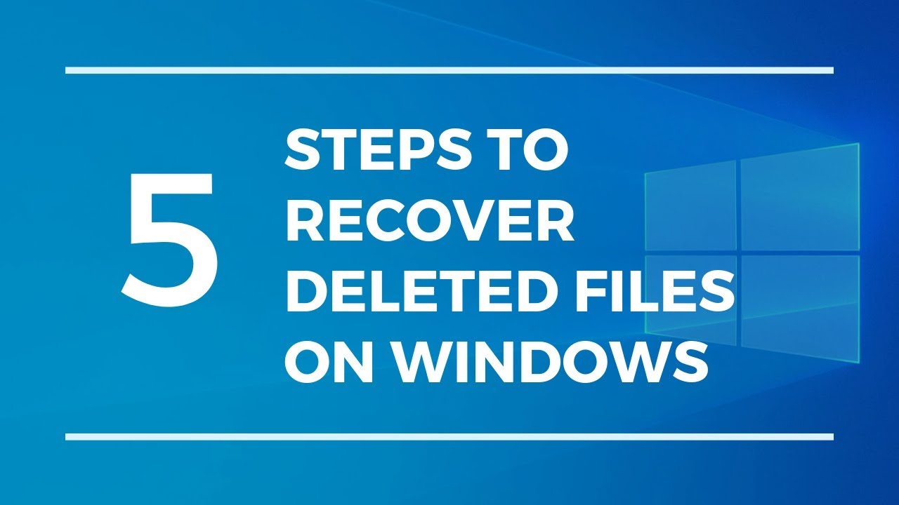 Recover Deleted Files on Windows 10 in 5 Simple Steps CleverFiles