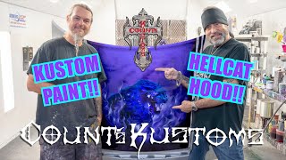 Hellcat Hood Gets a Fresh Paint Job at Count’s Kustoms