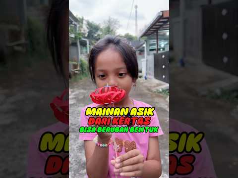 Buat mainan asik dari kertas #mainananak