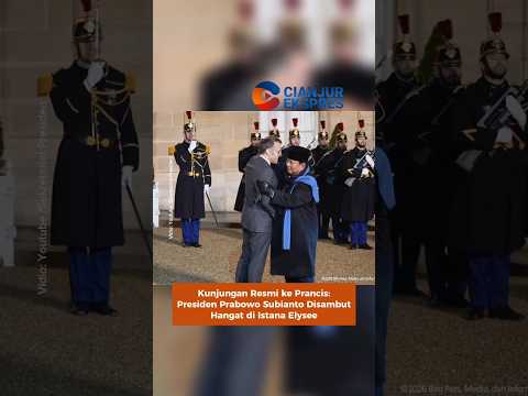 Kunjungan Resmi ke Prancis: Presiden Prabowo Subianto Disambut Hangat di Istana Elysee