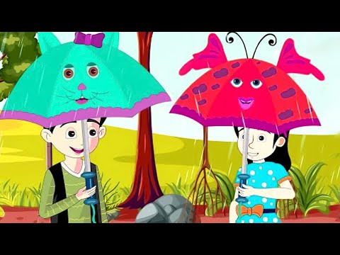 बारिश बारिश जाओ ना (Rain Rain Go Away) - Nursery Rhyme | Hindi Rhymes For Childrens